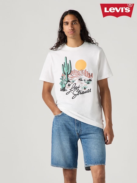 Levi's® Western Graphic Crewneck 100% Cotton T-Shirt (AC0360) | € 39