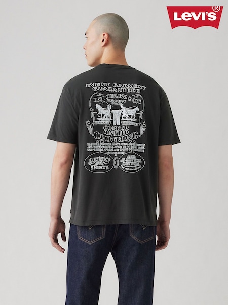 Levi's® Poster Jet Black Vintage Fit Graphic 100% Cotton T-Shirt (AC0370) | €46