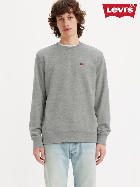 Harmaa - Levi's® New Original 100% Cotton Sweatshirt (AC0406) | €87