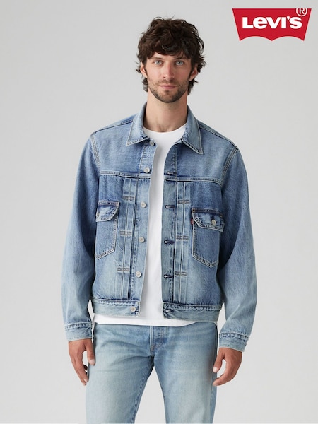 Levi's® Blue Type 2 Denim Trucker 100% Cotton Jacket (AC0419) | €172