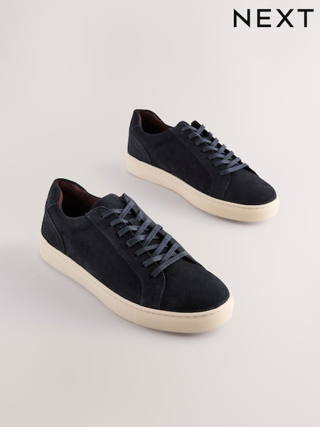 海軍藍 - Leather Trainers (AC0452) | HK$448