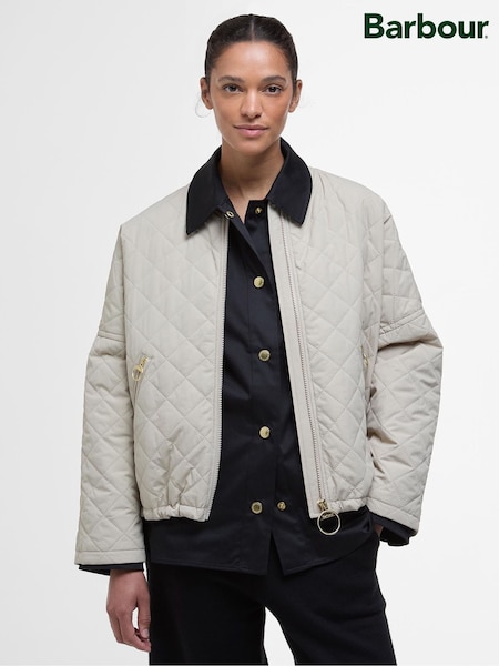 Barbour® Cream Emlyn Quilt Jacket (AC0466) | €308
