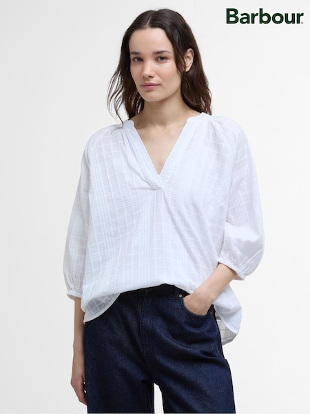 Barbour® White Heidi Top (AC0479) | €129