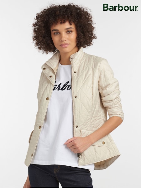 שמנת - Barbour® Flyweight Cavalry Quilt Jacket (AC0502) | ‏862‏₪