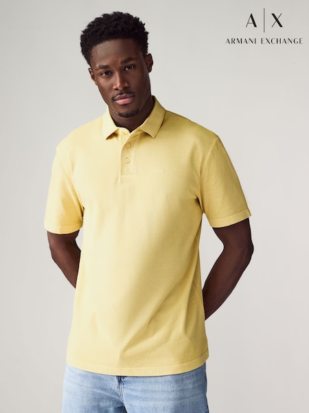 Armani Exchange Classic Cotton Yellow Polo shirt (AC0550) | €106