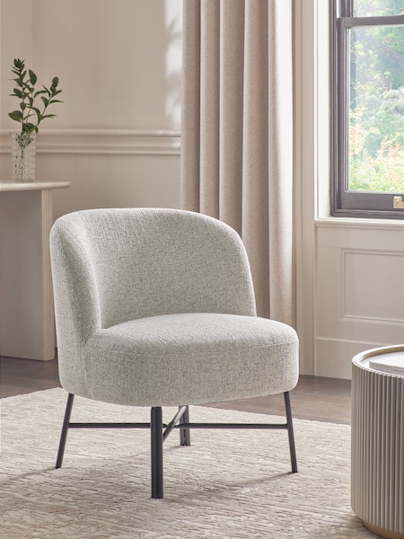 Soft Weave Dove Grey Elvin Accent Chair (AC0579) | €245