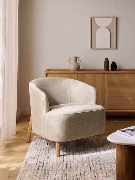 Chunky Weave Mid Natural Alma Accent Chair (AC0580) | €400