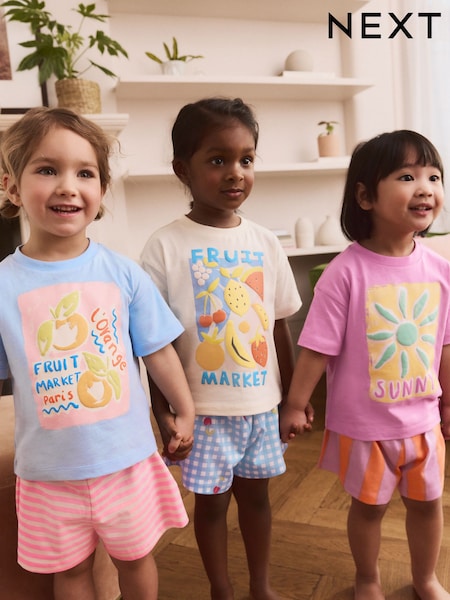 Multicolor - Short Pyjamas 3 Pack (9mths-12yrs) (AC0783) | 35 € - 47 €