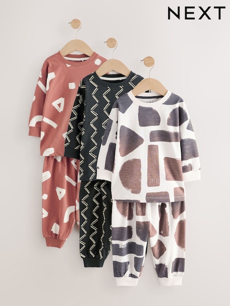 Rot/Schwarz, Markierung - 3 Pack Oversized Pyjamas (9mths-10yrs) (AC0918) | 37 € - 45 €