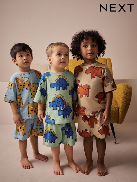 Estampado animal multicolor - Short Pyjamas 3 Pack (9mths-8yrs) (AC0925) | 29 € - 37 €