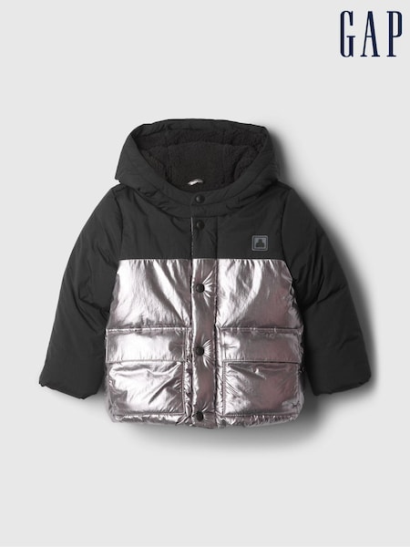 Gap Metallic Puffer Jacket (6mths-5yrs) (AC1096) | CHF 89
