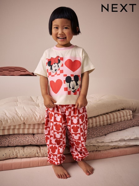 Red/Pink Minnie Jogger Pyjamas 1 Pack (9mths-12yrs) (AC1113) | €21 - €27