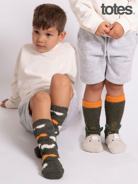 Verde - Totes Supersoft Winter Slipper Christmas Socks 2 Pack (AC1150) | 17 €