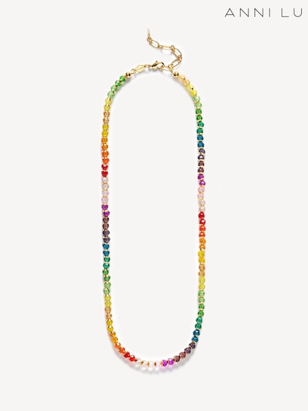 Anni Lu Multi Tennis Kinda Gold Plated Necklace (AC1218) | € 203