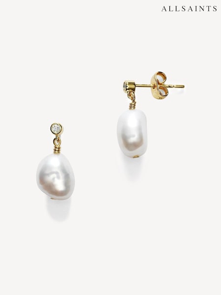 Anni Lu Gold Tone Plated Pearly Earrings (AC1223) | AED437