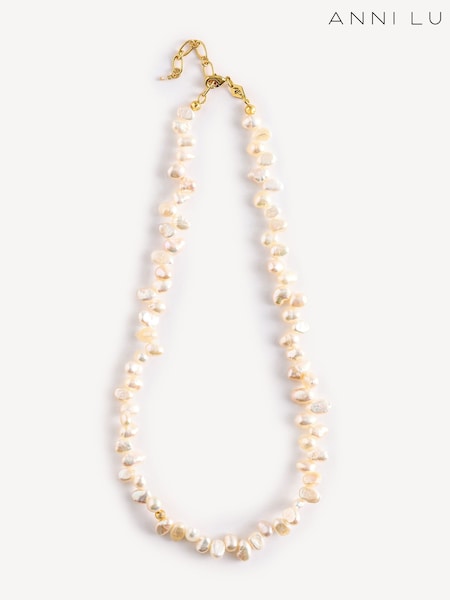 Anni Lu White Pearly Drop Necklace (AC1231) | AED903