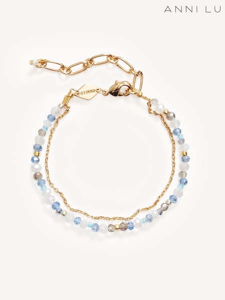 Anni Lu Gold Plated Silver Lining Bracelet (AC1235) | AED437