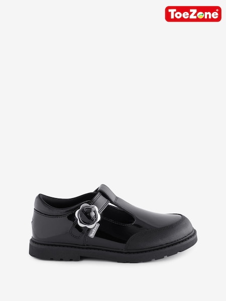 Toezone Clover Patent T-Bar School Shoes (AC1262) | €41 - €45