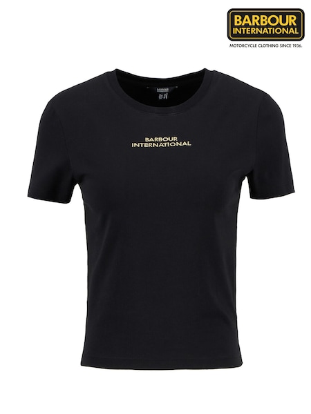 Barbour® International Estella Black T-Shirt (AC1348) | ₪136