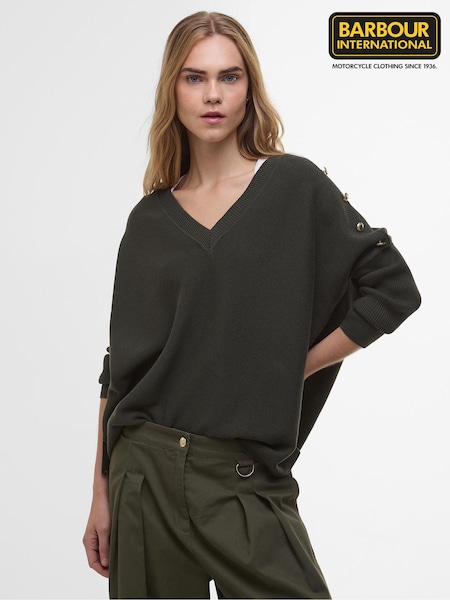 Barbour® International Sierra Knitted 100% Cotton Jumper (AC1353) | ₪503