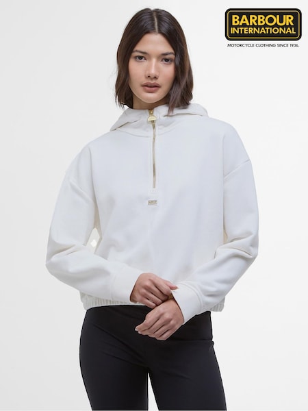 טבעי - Barbour® International Priya Halfzip Hoodie (AC1354) | ‏503‏₪