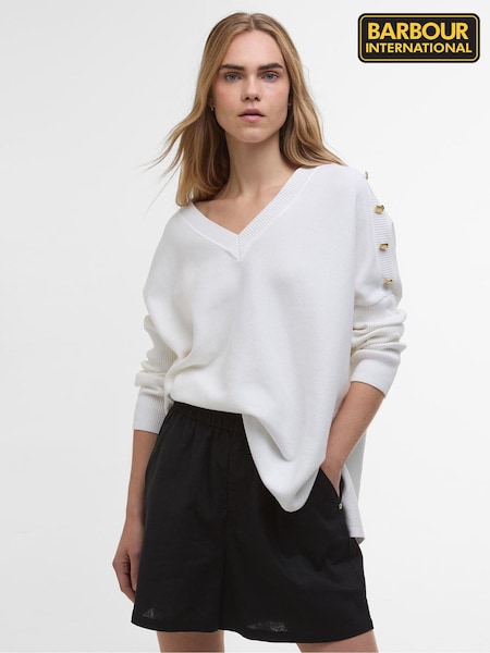 Barbour® International Sierra Knitted 100% Cotton Jumper (AC1359) | ₪503