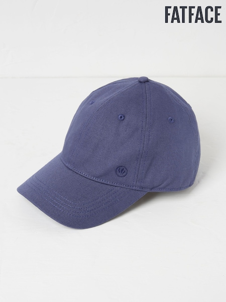 Azul marino francés - FatFace 100% Cotton Canvas Baseball Cap (AC1532) | 23 €