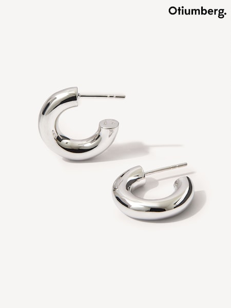 Otiumberg Sterling Silver Mini Chunky Hoops (AC1692) | € 172