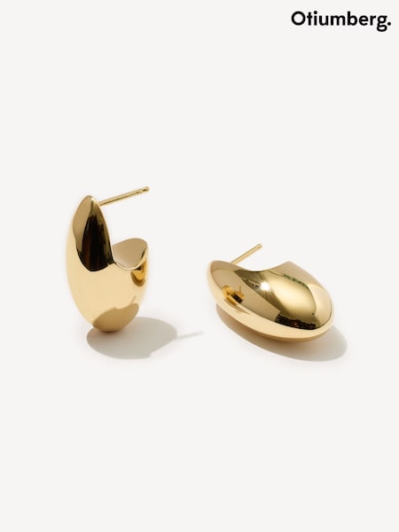 Otiumberg Gold Vermeil Small Pebble Earrings (AC1804) | € 351