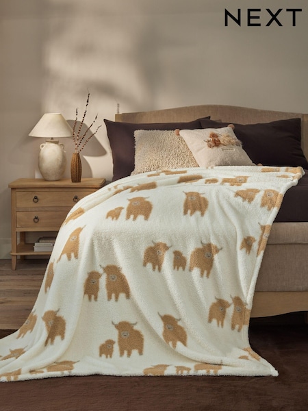 Natural Hamish Fleece Throw (AC1807) | $26 - $42