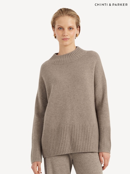 Chinti & Parker Nude Pure Cashmere Comfort Sweater (AC1905) | €709