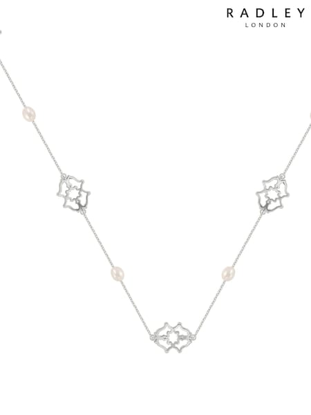 Radley London Silver Plated Heirloom Pearl Chain Necklace (AC1997) | €38