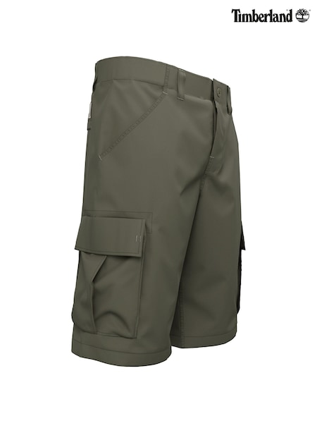 Timberland Green Brookline Poplin Cargo Shorts (AC2090) | €99
