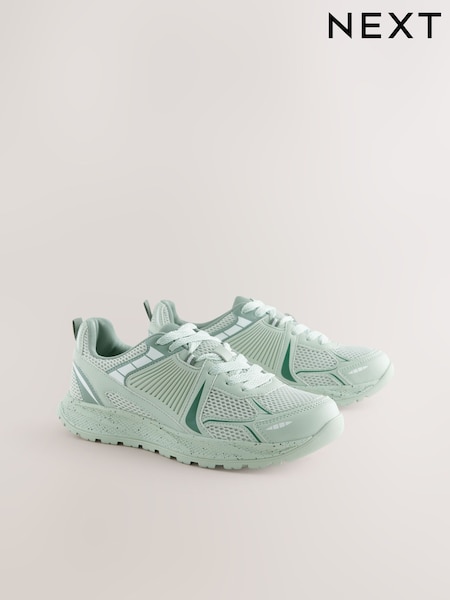 צבע ירוק עדין - Forever Comfort® Chunky Mesh Detail Trainers (AC2097) | ‏164‏₪
