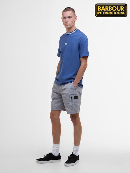 Barbour® International Grey Inline Shorts (AC2099) | ₪453