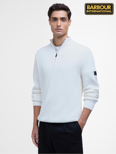 Barbour® International Funnel 100% Cotton Neck Jumper (AC2101) | €170