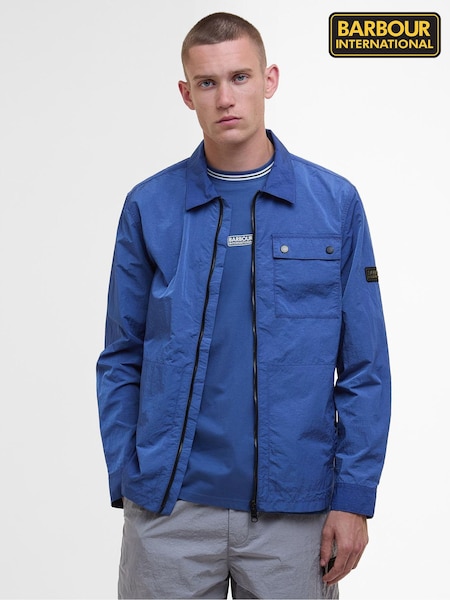 Barbour® International Blue Inline Overshirt (AC2104) | €199
