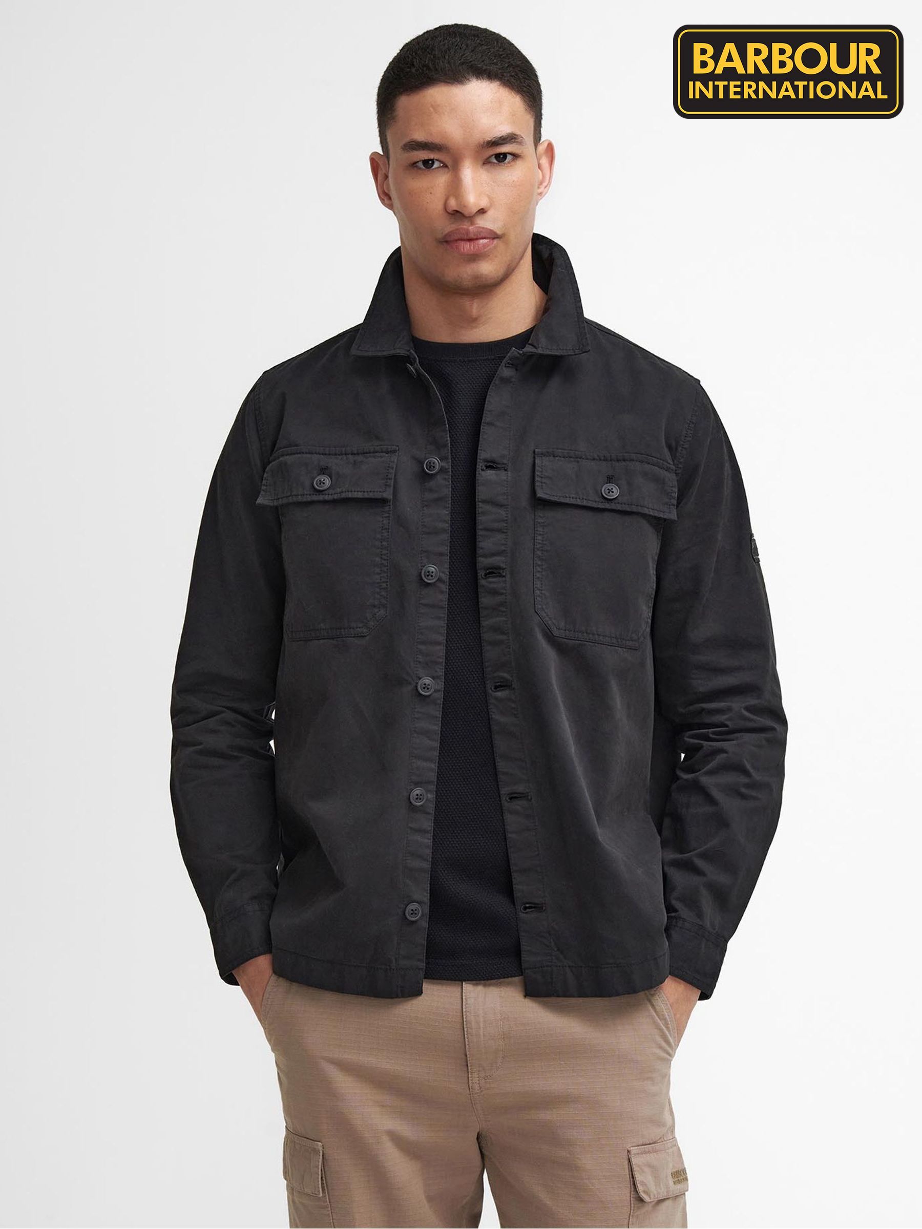 Men s Barbour International Shacket Casual Clothing Next Germany