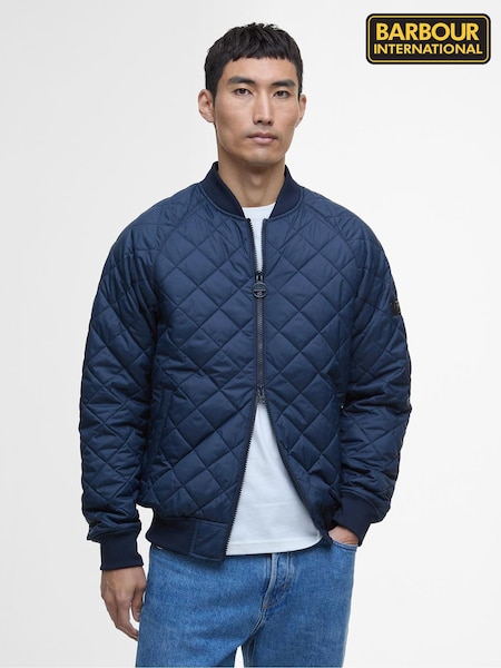 Barbour® International Blue Harfell Quilted Jacket (AC2108) | €242