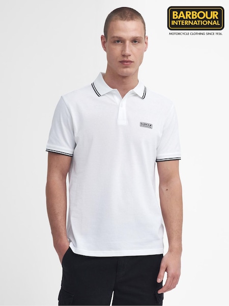 Barbour® International Evan Tipped 100% Cotton Polo Shirt (AC2115) | €72