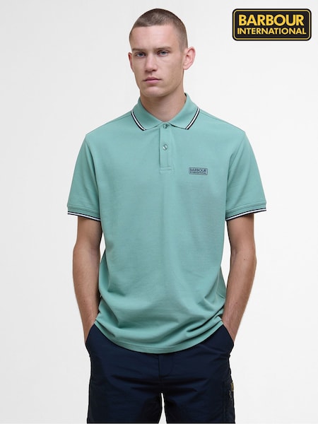 Barbour® International Evan Tipped 100% Cotton Polo Shirt (AC2124) | 247 QAR