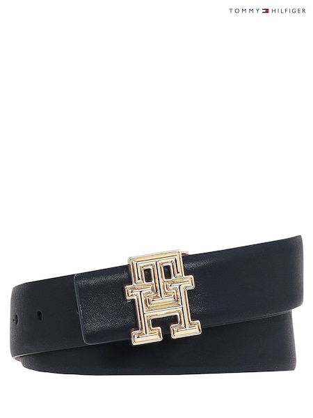 Tommy Hilfiger Blue Logo Reversible Leather Belt (AC2151) | 99 €