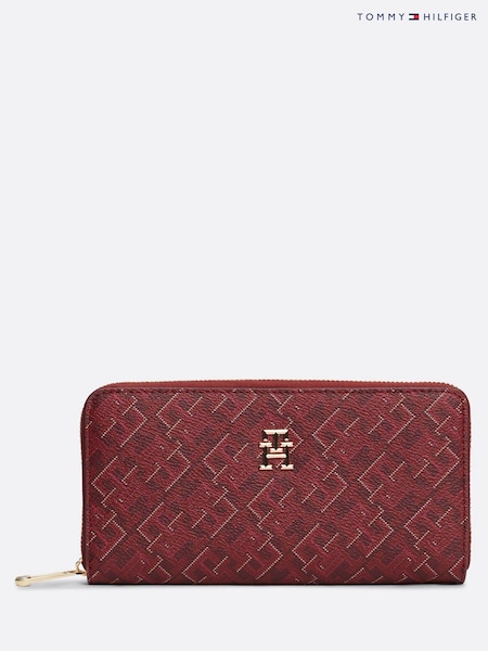 Tommy Hilfiger Red Large Gifting Zip Around Wallet (AC2176) | 185 QAR