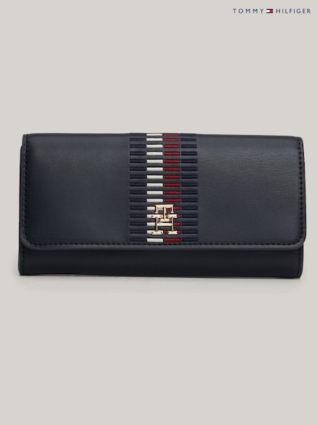 Tommy Hilfiger Blue Chic Large Flap Wallet (AC2182) | ‏204 د.إ.‏