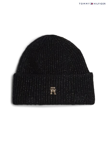 Tommy Hilfiger Luxe Black Beanie (AC2188) | €26