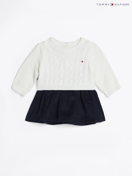 Tommy Hilfiger Cream Mixed Dress Giftpack (AC2214) | AED244