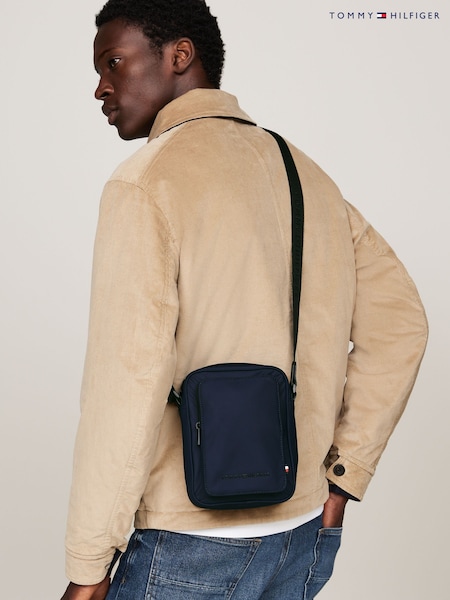 Tommy Hilfiger Mini Blue Repreve Reporter Bag (AC2237) | ‏377‏₪