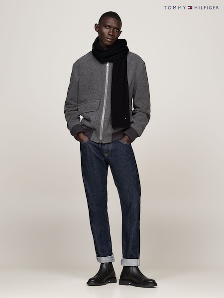 Negro - Tommy Hilfiger Flag Pima Cotton Cashmere Scarf (AC2253) | 78 €