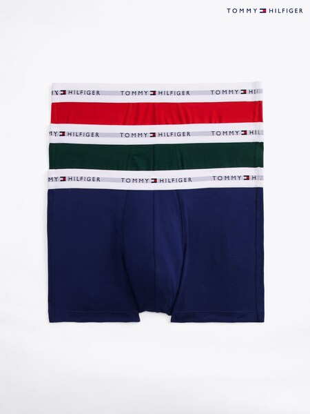Tommy Hilfiger Blue Signature Essential Trunks 3 Pack (AC2263) | ‏181‏₪