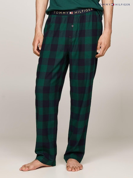 Tommy Hilfiger Green Flannel Joggers (AC2264) | €41.50